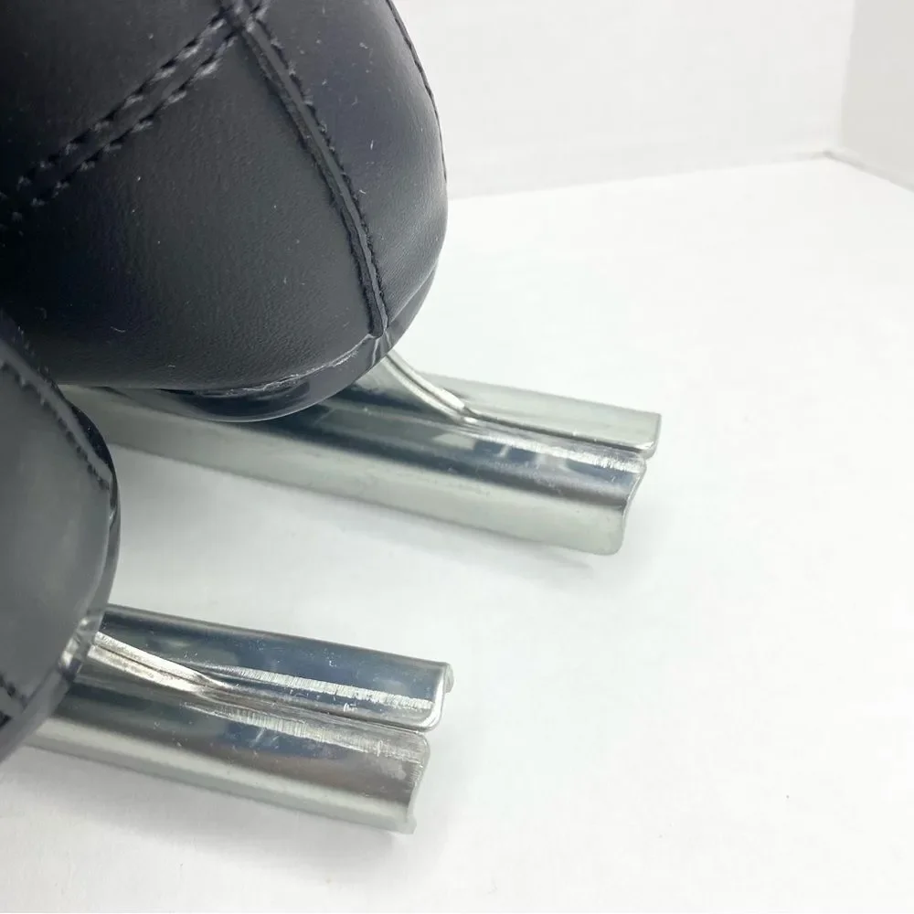 American Athletic Youth Boys Size 8 Chillin Double Runner Ice Skates Black Blue - Picture 11 of 13